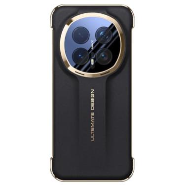 Imagem de LYJSMGZ Capa à prova de choque para Huawei Honor Magic 8 Pro/Magic 8, cobertura total de lente galvanizada, capa leve de proteção contra quedas, preta, Majic 8 Pro