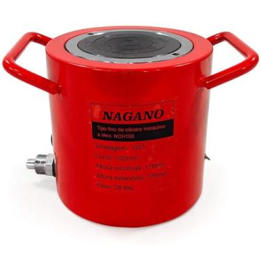 Imagem de Cilindro Hidráulico 100 Toneladas Curso 100mm Simples Ação