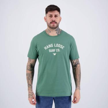 Imagem de Camiseta Hang Loose College Verde-Masculino