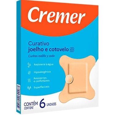 Imagem de Curativo Superflexível para Joelho e Cotovelo - 6 Unidades - Cremer - 