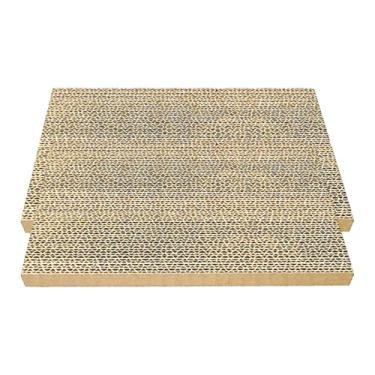 Imagem de Stgfyxgs Arranhador para Gatos (2 Peças) - Ideal para Afiar As Garras - Multifuncional, Prático E - Feito em Papelão Ondulado