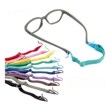 Imagem de Kit 2 Cordões Elásticos Miraflex para Óculos Infantil Segurança, Confo