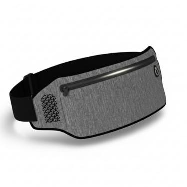 Imagem de Pochete Corrida Impermeável Refletiva Resistente a Riscos + Design Discreto Celular 7" Universal Ajustável P-GG Leve 90g (Preto)