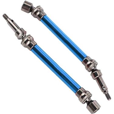 Imagem de aqxreight 1 par de Eixo de Transmissão Dianteiro e Traseiro de Metal para Carro RC Adequado para ARRMA Kraton 1/10 RC CarRed Estável Confiável Seu Uso Melhora Qual é Feito de Peça de Liga Resistente