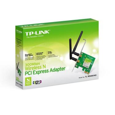 Imagem de Adaptador Pci Express Wireless N De 300 Mbps Tl-Wn881Nd Tp-L