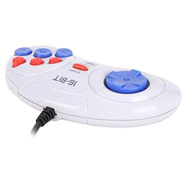 Imagem de KIMISS Mini Console de Jogo Portátil de 16 Bits Com Controlador Ergonômico para - Gamepad de 9 Pinos Com Função Turbo - Experiência de Jogo retrô Leve e Portátil
