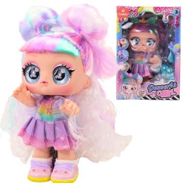 Imagem de Boneca Dessert Girl Surpresa com Som e Acessorios Azul CBS0942 - Castela