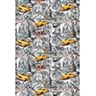 Imagem de Cortina para Box Estampada New York, PVC, 1,38m x 1,98m, com Ganchos, Antimofo