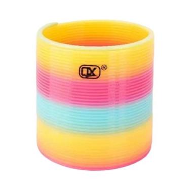 Imagem de Brinquedo Grande De Molas Mágicas Arco-Íris Para Lembrancinhas De Aniv