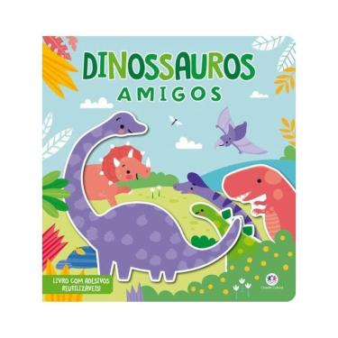 Imagem de Dinossauros Amigos - Atividades Com Adesivos Cola E Descola