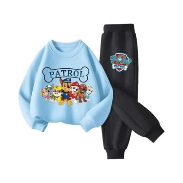 Imagem de Conjunto De Moletom Com Capuz E Calças De Manga Longa PAW Patrol Para 