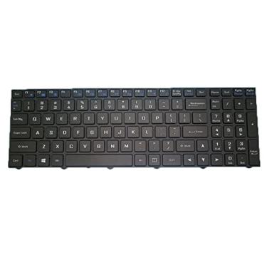 Imagem de Laptop Keyboard For AVELL Titanium G1511 Max FIRE V2 V3 Titanium G1545 FIRE V3 V3X Titanium G1511 Max Titanium G1545 MAX English US Black Frame