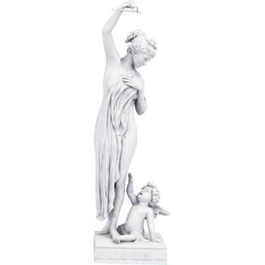 Imagem de Estátua Vênus - Roubando Flecha do Cupido - Afrodite (Cor Mármore)