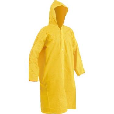 Imagem de Capa De Chuva Pvc Laminado Sem Forro Gg Amarela Ca11040 - Vo - Vonder