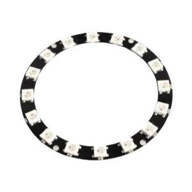 Imagem de 8 12 16 24 32 40 bits WS2812 5050 RGB LED anel de luz com drivers inte