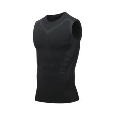 Imagem de Camiseta Sem Mangas De Compressão Para Homens, Rápido Secagem, Para Ac