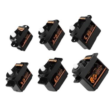 Imagem de 2 g 3,7 g 4,3 g 5g 6g 8g mini servo motor digital 1 peça (6g servo)