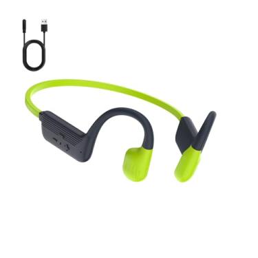 Imagem de MARLALL Fones de ouvido de natação IPX8 à prova d'água, fones de ouvido de condução óssea com leitor de MP3 de 32 GB, fone de ouvido para piscina subaquática