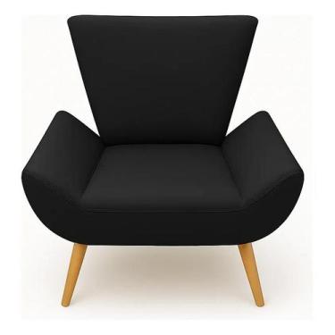 Imagem de Capa Poltrona Vegas Borboleta - Taty Capas e Confecções, preta