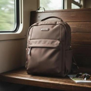 Imagem de Mochila Pavão De Ouro marrom impermeável-Feminino