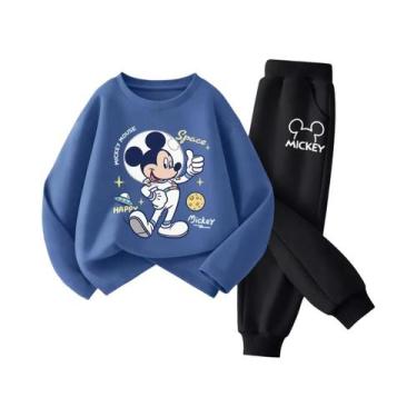 Imagem de Conjunto De Agasalho Disney Mickey Para Bebês, Meninos E Meninas, Outo