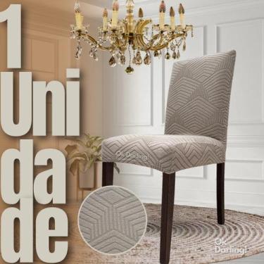 Imagem de Escocesa - Capa de Cadeira Linha Gold - Greige - OK Darling