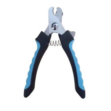 Imagem de Alicate Cortador De Unhas Pet Cães Cachorro Gatos Azul 12 cm - RIO TIJ