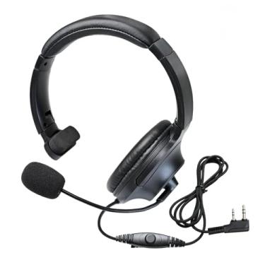 Imagem de Fone de ouvido tático com cancelamento de ruído com microfone Boom, Walkie Talkie de 2 pinos para Baofeng UV-5G K5 Plus, Retevis H-777 BF-888s NX1300