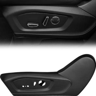 Imagem de Dimeani Painel de acabamento do assento do motorista, capa de trilho do motorista adequada para Ford Explorer 2020 2021 2022 2023, guarnição da tampa do trilho do assento MB5Z7862187EC acessórios de