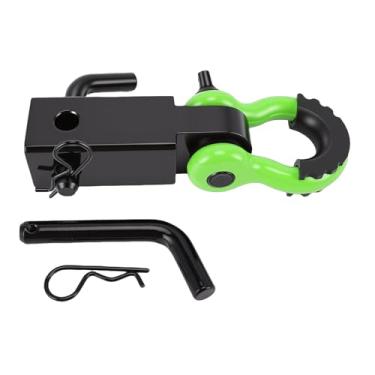Imagem de Eujgoov Receptor de Engate de Manilha Resistente de 2 Unidades Com Anel 3/4 D 5/8 Kit de Recuperação de Reboque de Pino de Reboque para Caminhões Off Road SUVs