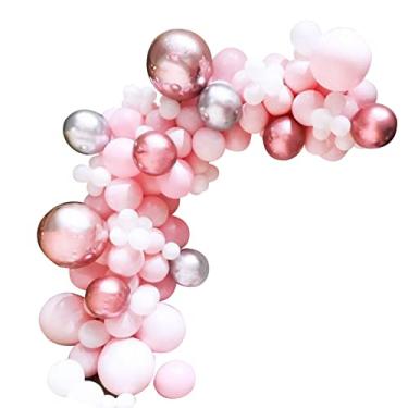 Imagem de Kit de Suprimentos Balões para Festa Casamento com 109 Peças Decorações DIY Chá Bebê Aniversário Formatura Mulheres e Me