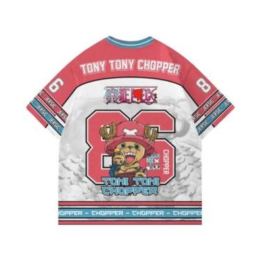 Imagem de Camiseta De Anime One Piece De Manga Curta Para Crianças E Adultos, De