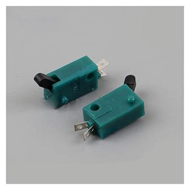 Imagem de Interruptor de limite de peças de reposição 10 peças micro interruptor de limite de movimento KW-128 chave de detecção de redefinição de interruptor de jogo V-101 verde LSA-23B