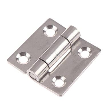 Imagem de Dobradiças 40 * 40 * 2 mm Dobradiça de aço inoxidável Equipamento industrial Dobradiça de armário de porta doméstica Acessórios de armário