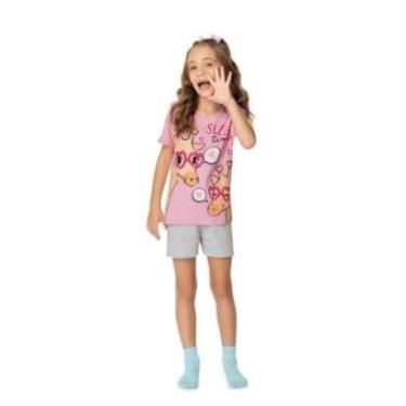 Imagem de Pijama Infantil Manga Curta Menina 4 ao 8 Malwee Ref. 83332-Feminino