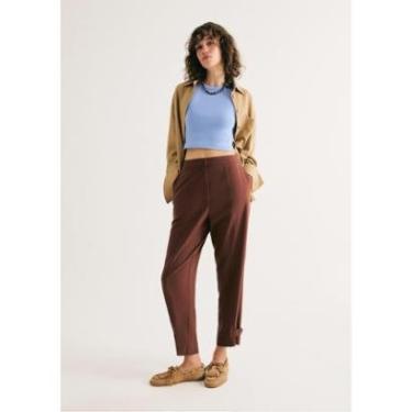 Imagem de Calça Feminina Em Alfaiataria Com Linho-Feminino