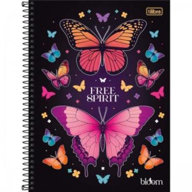 Imagem de Caderno De 20 Materias Feminino Bloom 320fls Capas Sortidas - Tilibra