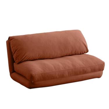 Imagem de Sofá de lazer cadeira sofá preguiçoso tatami sofá de quarto solteiro sala de estar varanda dormitório dobrável pequeno apartamento sofá solteiro sofá preguiçoso vermelho