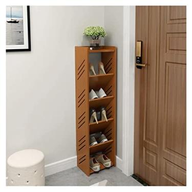 Imagem de Sapateira de armazenamento organizador de prateleira de sapatos vertical rack de armazenamento multifuncional de 6 camadas sala de estar quarto corredor sapateira organizador de sapatos várias camadas