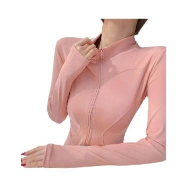 Imagem de Jaqueta De Yoga Feminina De Secagem Rápida Com Zíper E Manga Longa S-3