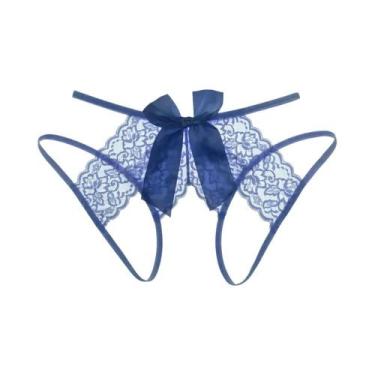 Imagem de Lingerie Sexy plus Size Para Mulheres, Calcinhas De Renda Com Abertura