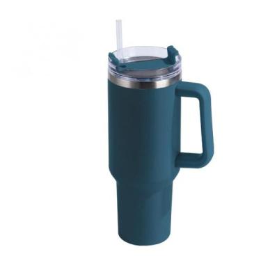 Imagem de Caneca térmica Copo de aço inoxidável com tampa de palha 1.2L - J-One