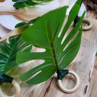 Imagem de Maison Charlo Porta Guardanapo Costela De Adão Unidades:6 Unidades