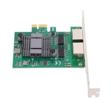 Imagem de Serounder Placa Adaptadora de Rede Gigabit Ethernet, Placa de Rede PCI Express RJ45 de 2 Portas Com Modo de Economia de Energia e Descarregamento de Soma de Verificação de IP para
