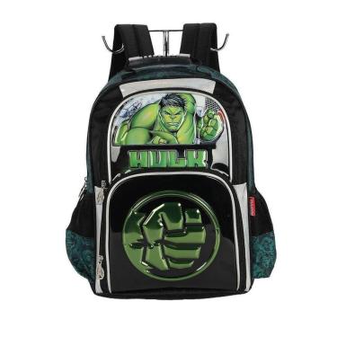 Imagem de Mochila de Costas Luxcel Avengers Marvel Hulk Verde-Masculino