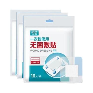 Imagem de Curativos Transparentes Estéreis À Prova D'água, 10 20 Peças, Adesivos