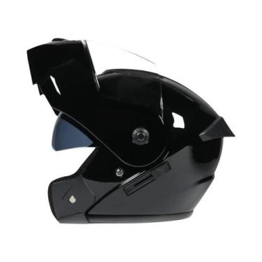 Imagem de Capacete Modular Para Motocicleta Aprovado Pelo DOT Com Lente Dupla E 