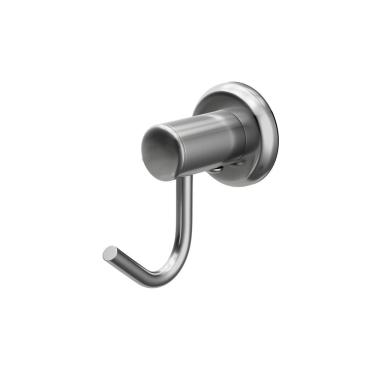 Imagem de Cabide Simples Inox Turim Banheiro Cinza