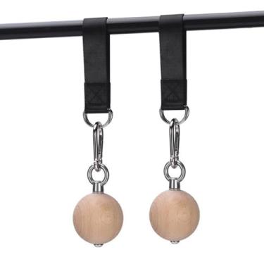 Imagem de Bolas para barra de puxar | Equipamento de treino | Treinador de força antiderrapante no antebraço, para barra de puxar para cima, faixa de resistência, alça para treino, exercícios no antebraço