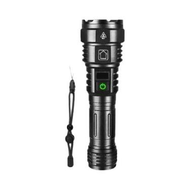 Imagem de Lanterna Tática LED Recarregável Tipo-C De 10.000.000LM Com 5 Modos E 